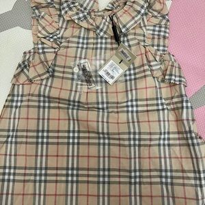 Burberry toddler dress with tags
